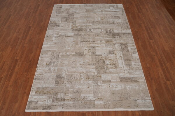 Distressed Look Abstract Modern Area Rug 6x9