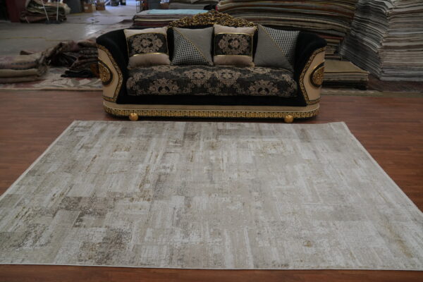 Distressed Look Abstract Modern Area Rug 6x9 - Image 2