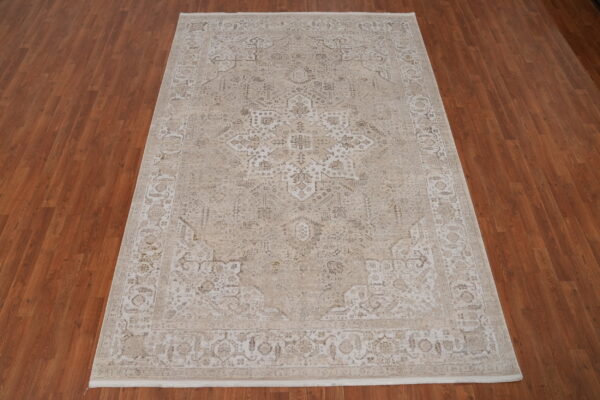 Traditional Tabriz Living Room Area Rug 6x9